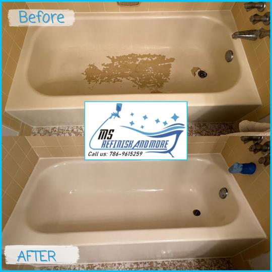 Bathtub Kitchen Cabinet Refinishing and renovation services