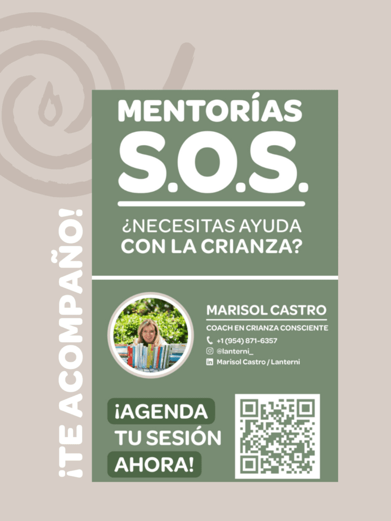 Coach en Crianza Consciente sesiones en español online o en persona