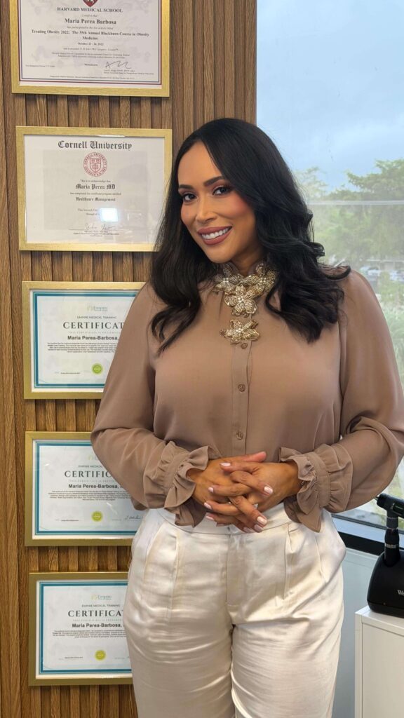 Dr. Maria Perea doctora primaria bilingue programa perdida de peso y tratamientos en coral springs