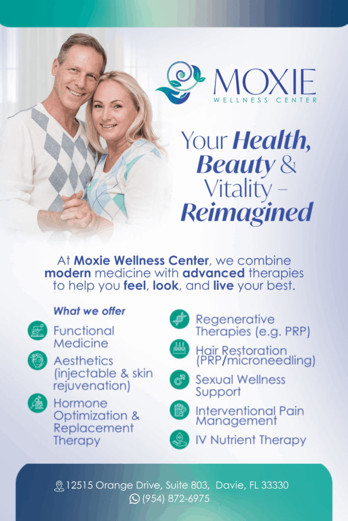Moxie Wellness Center patient experience holistic wellness care in Davie FL in-person and virtual appointment