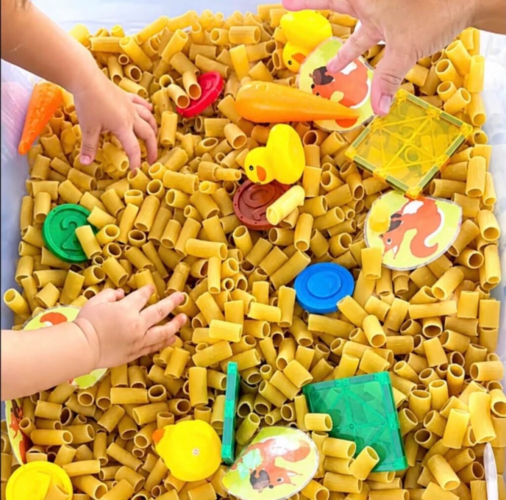 Toddlers and their caregivers gather for a playful Spanish immersion class filled with music, stories, movement, crafts, and hands-on activities.